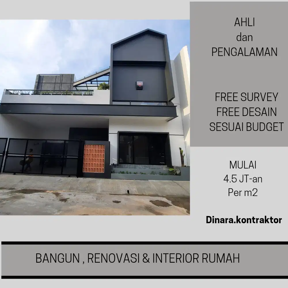 Kontraktor bangun dan renovasi rumah dan interior rumah