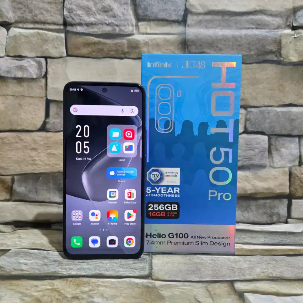 Infinix Hot 50 Pro 8/256 4G Black Fulset segel mulus 99% like new