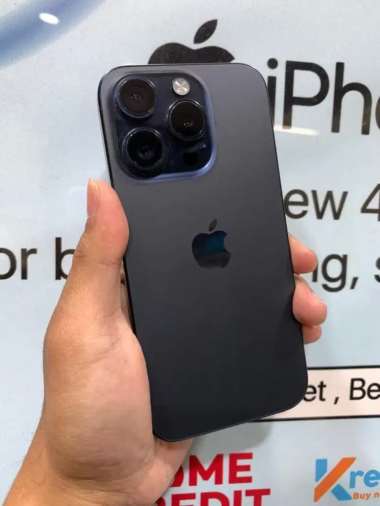 iPhone 15 Pro 128GB iBox Blue Titanium BH 84% Mulus