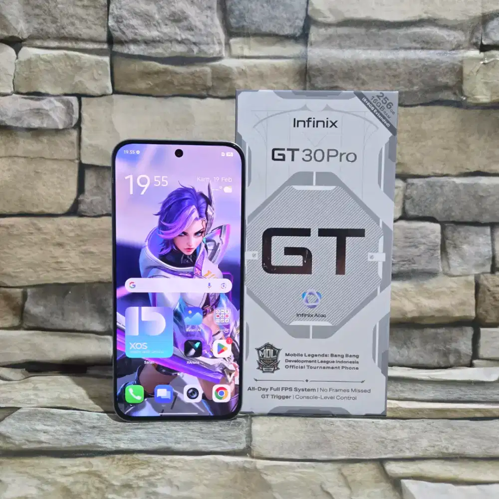 Infinix GT 30 Pro 8/256 4G Fulset segel mulus 99% like new Garansi