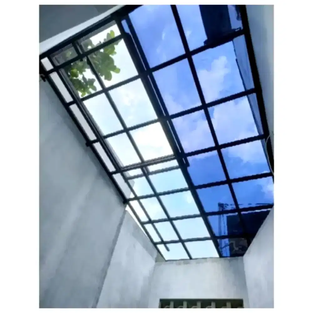 Kanopi siliding manual minimalis (SKYLight) carport