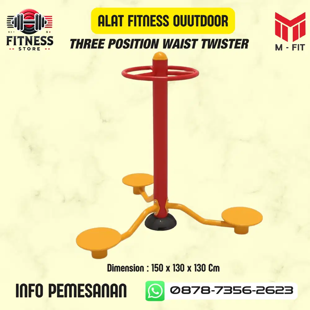Pusat Penjualan Alat Fitness Outdoor - Three Position