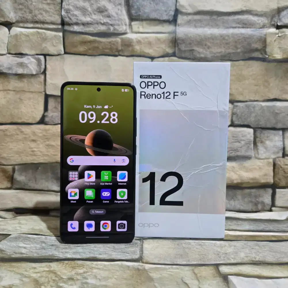 Oppo Reno 12F 5G 12/256 Green Fulset segel mulus 95%