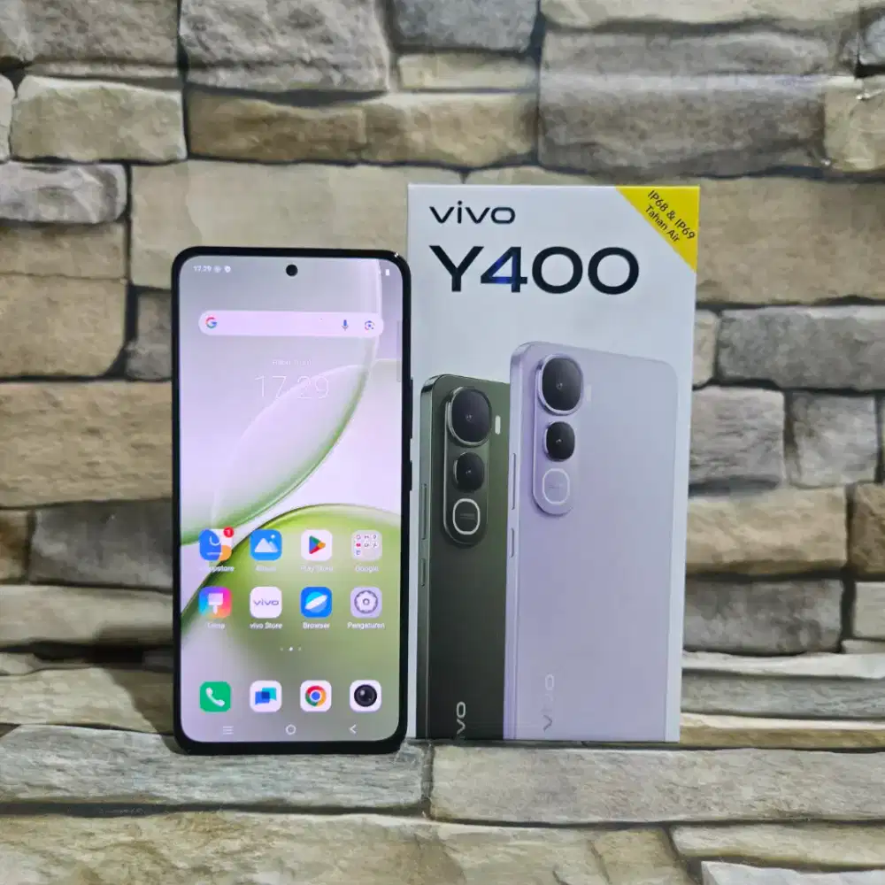 Vivo Y400 8/128 4G Green Fulset segel mulus 99% like new Garansi