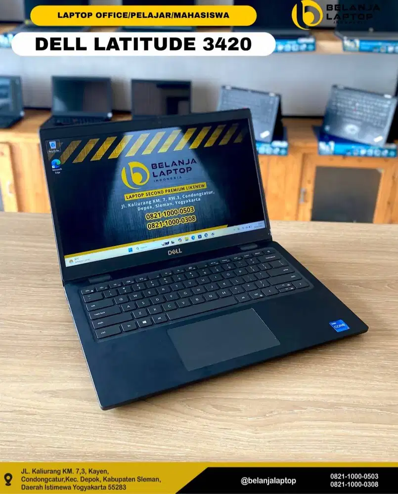 Dell Latitude 3420/intel i7 gen 11/16GB/256GB/TERMURAH!!