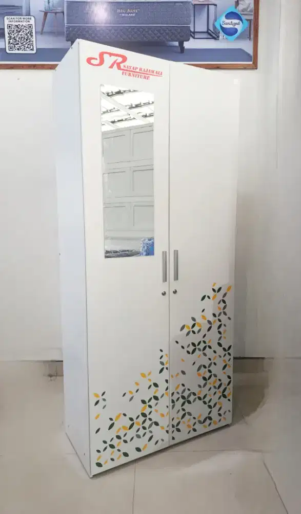 Berbagai Lemari Pakaian Partikel Board Olympic Compact 2P Murah (Ars)