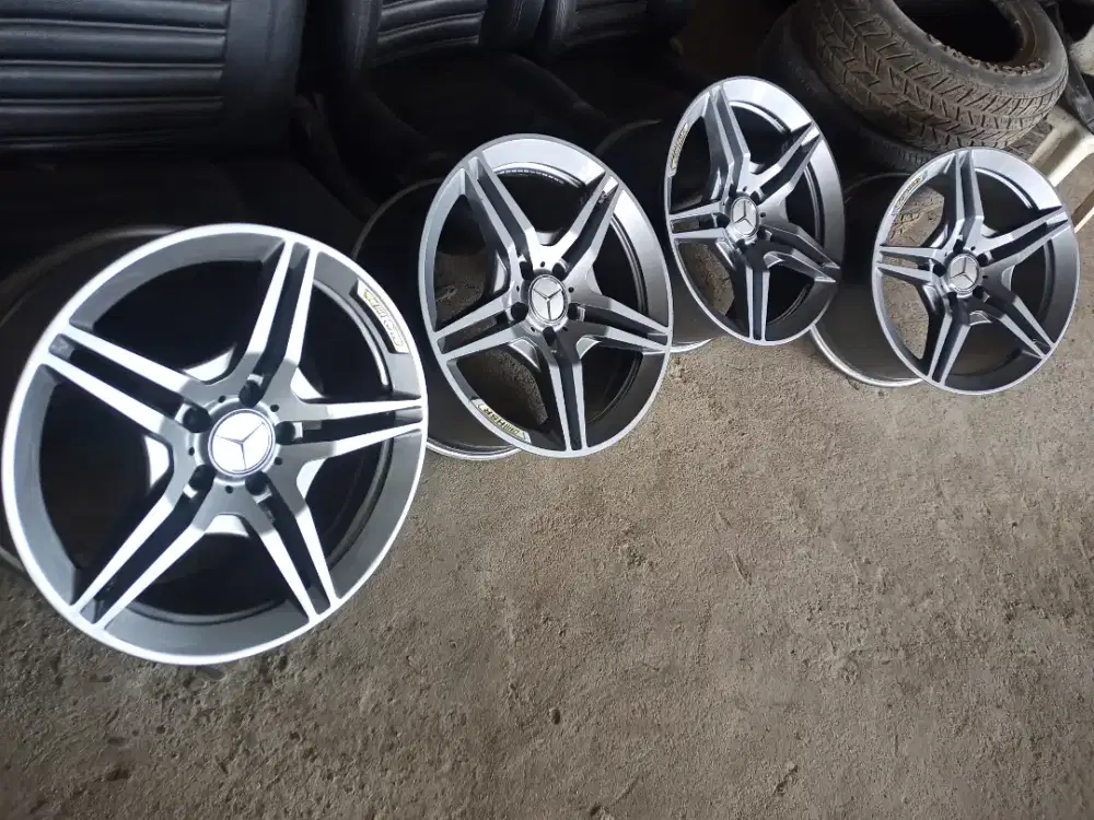 Velg R 18 lobang 5 bekas mobil mercy