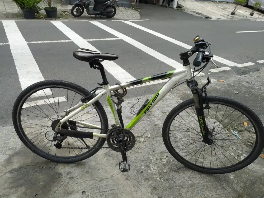 Polygon Heist 5 Klasik Hybrid Mtb x Balap Roadbike