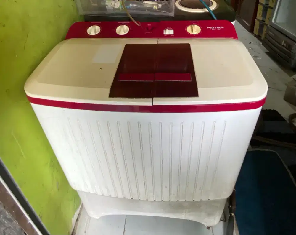 MESIN CUCI POLYTRON 2 TABUNG - SECOND NORMAL & SIAP PAKAI