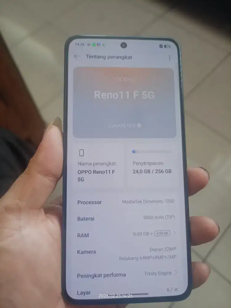 Oppo Reno 11 f 5g 8/256