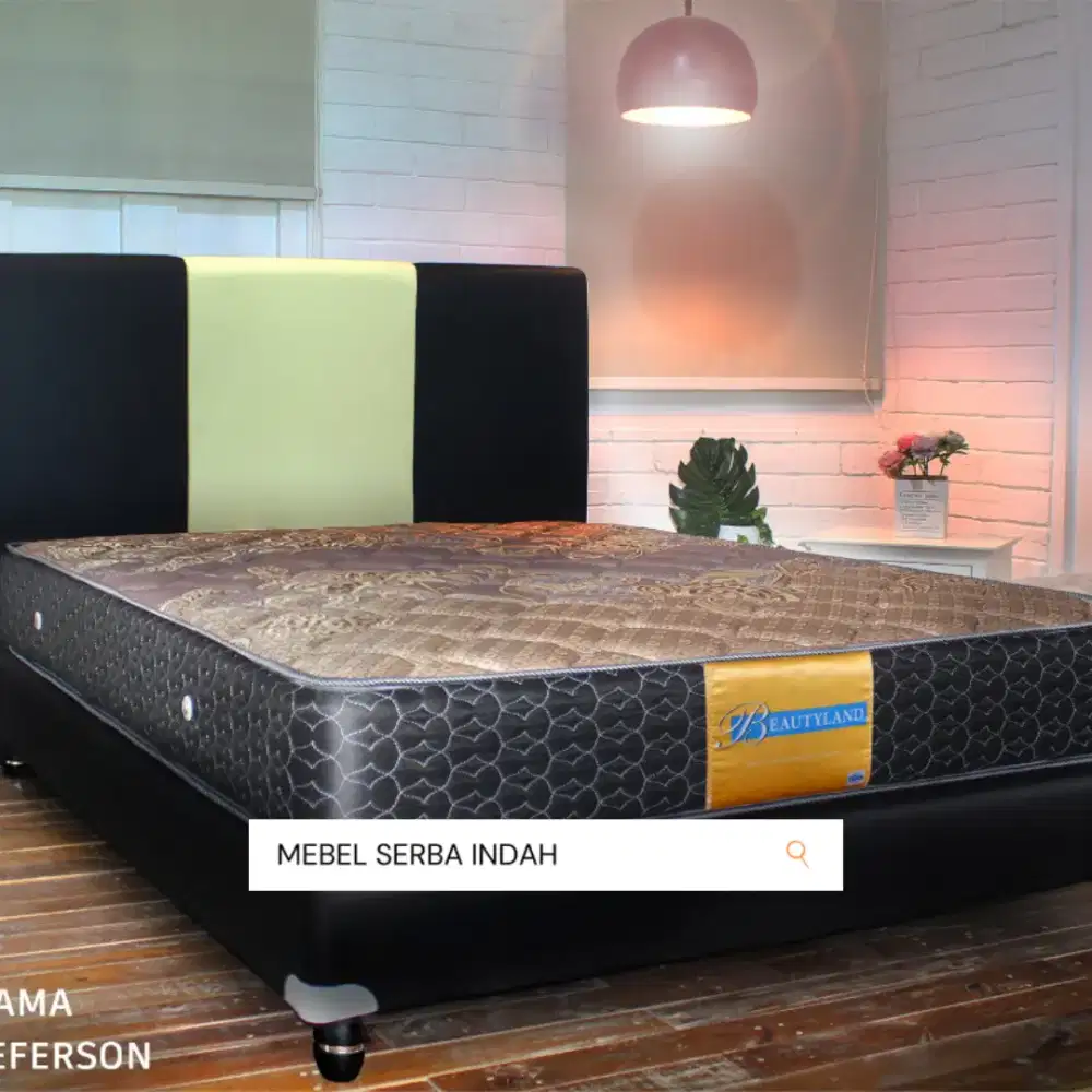 Kasur springbed american 90 x 200 twin size amerikan beautyland empuk