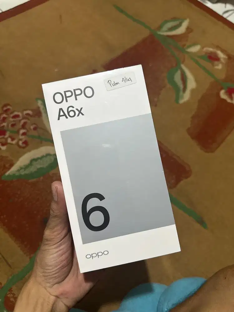 Oppo A6X Ram 4+4/64  Gb Baru segel box garansi Resmi 12 Bulan
