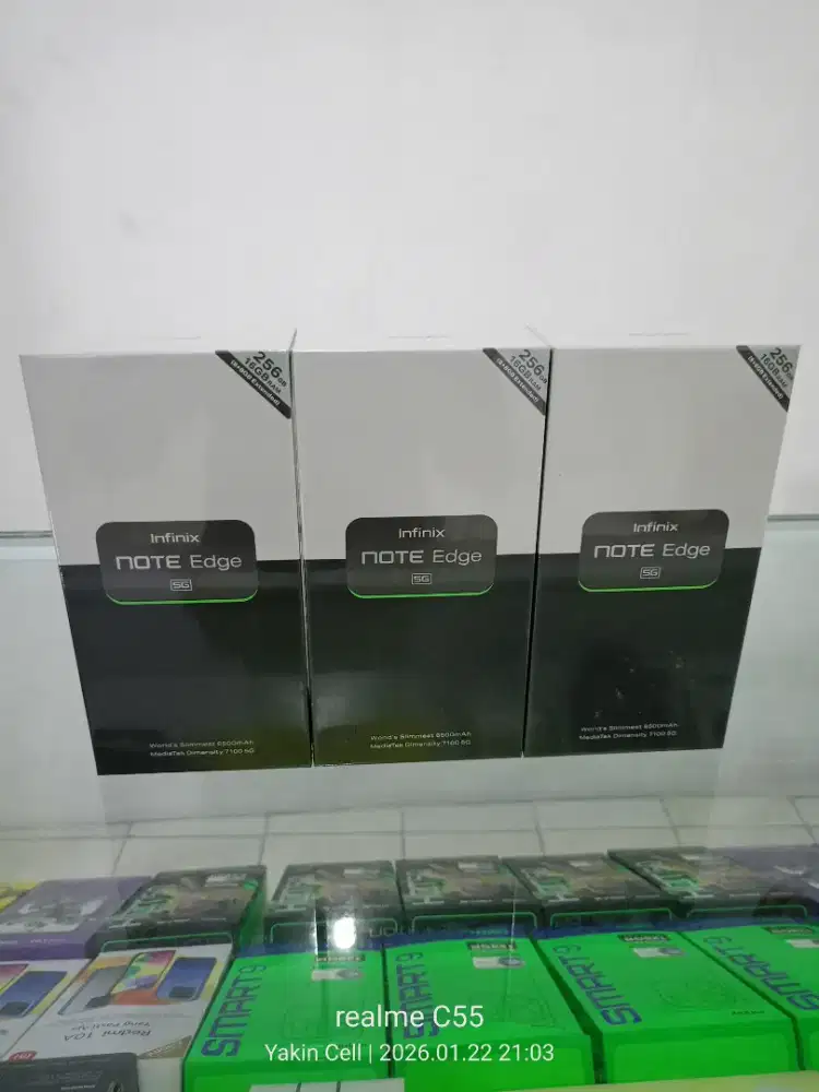 Infinix Note Edge 5G 8/256 GB Dimensity 7100 Batre 6500 Garansi Resmi