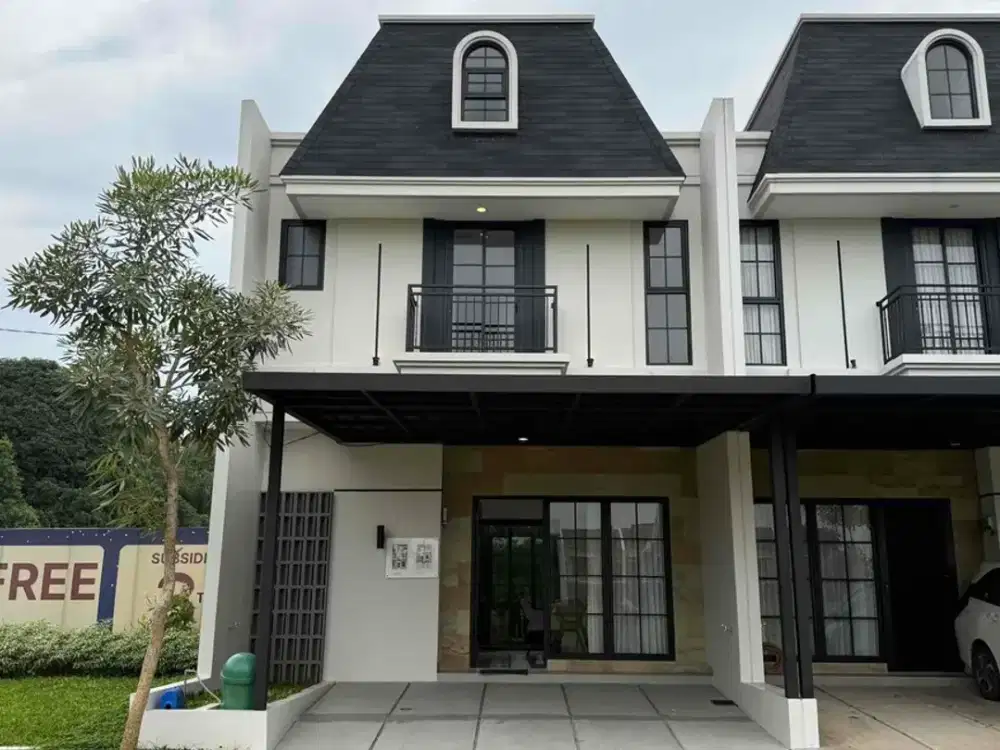 Cimanggis Cibubur Rumah View Riverside Mewah 2 Lantai Dekat Pintu Tol