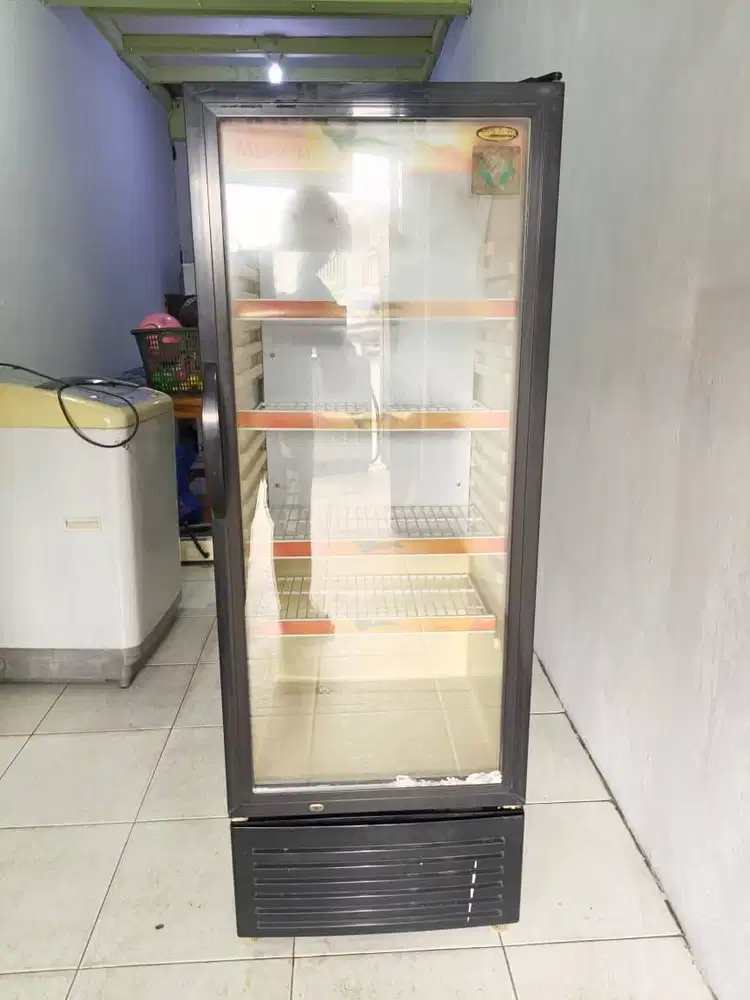 Showcase Daimitsu 210L 1pin– Cocok Warung/Cafe, Mesin Sehat Free Antar