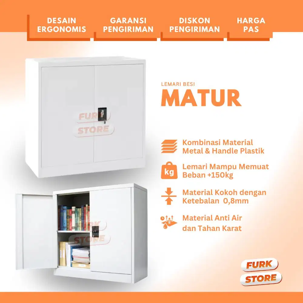 Lemari Kabinet Besi Tipe MATUR - Lemari Dokumen Besi | Lemari Arsip