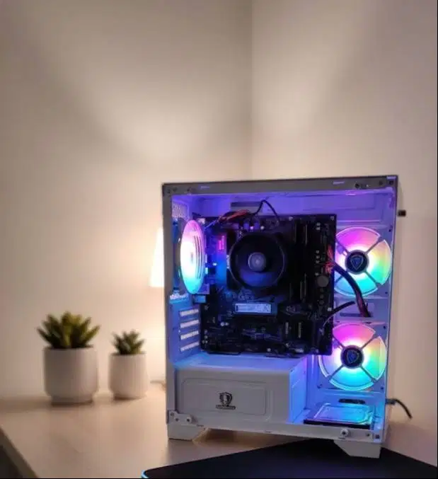 PC AMD GAMING DESIGN Ryzen 5 5600GT RAM 16GB SSD 128GB+ HARDISK 500GB