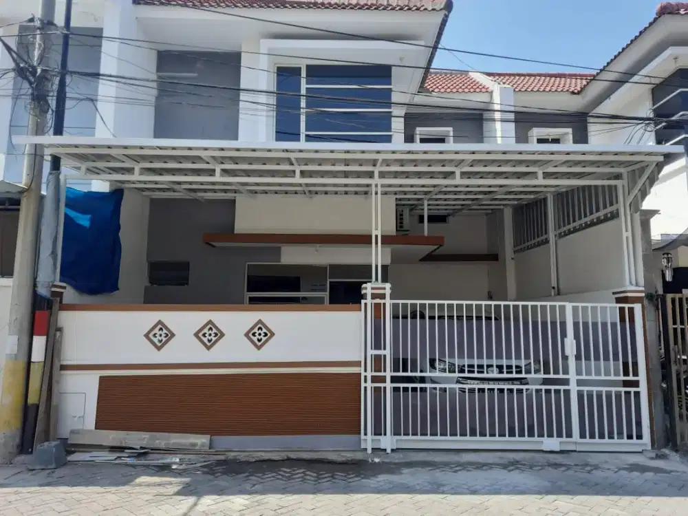 Rumah Lebak Indah Town House, Surabaya Timur Siap Huni Sudah Renov