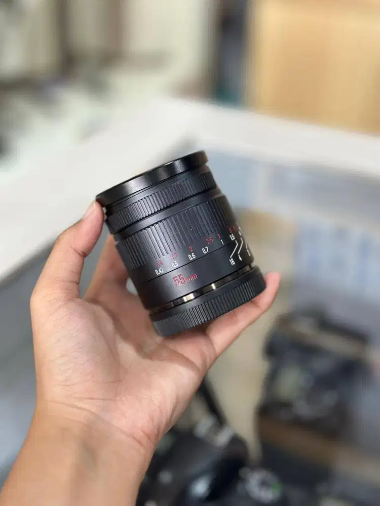 LENSA 7 ARTISAN 55MM F1.4 II FOR CANON MIRRORLESS EOS M