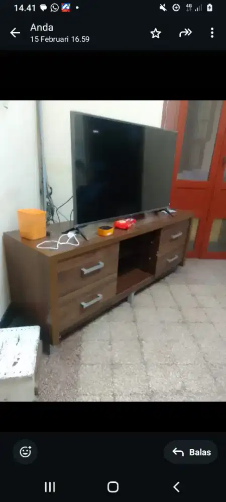 Jual bufet untuk tv harga nego