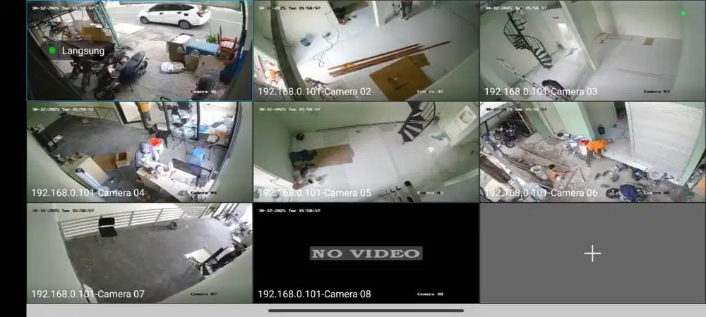 Paket Camera Cctv kami komplit,mudah di pantau melalui hape