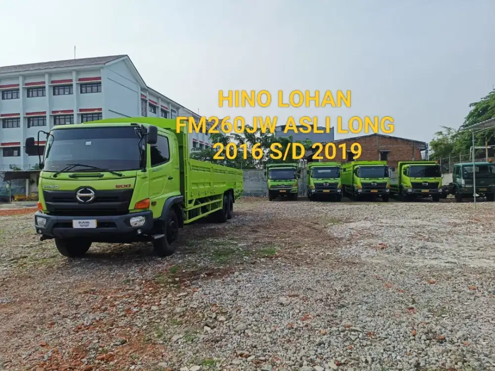 HINO LOHAN FM260JW ASLI LONG 6X4 BAK TRIWAY TRONTON ISTIMEWA SEKALI