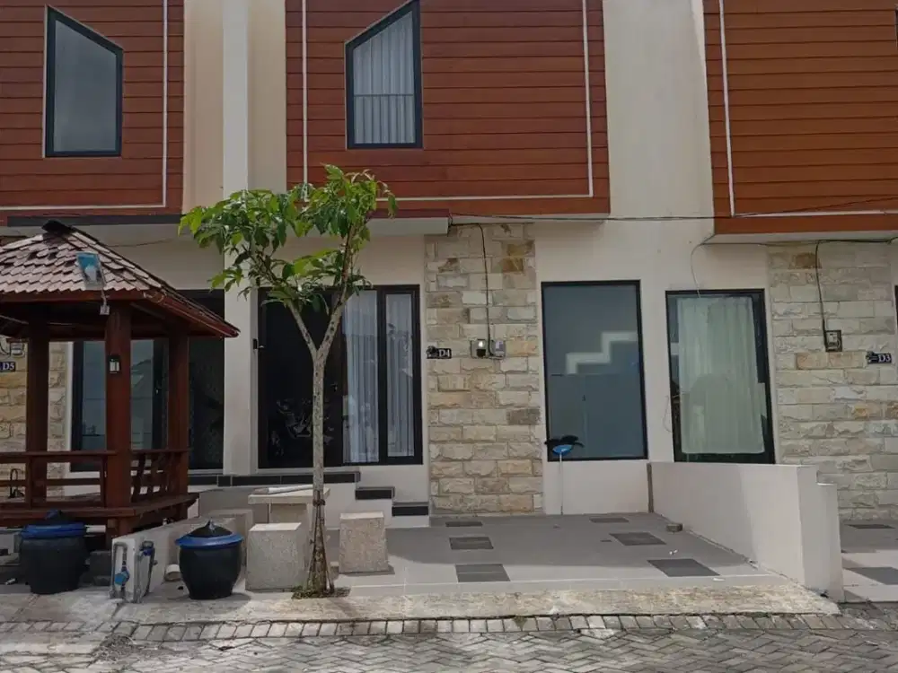 rumah konsep villa di kota Batu