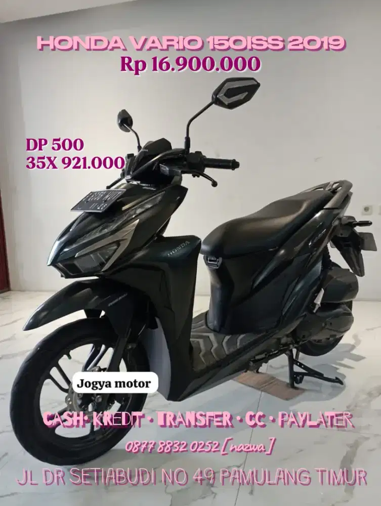 c - honda vario 150 iss 2019 berkualitas