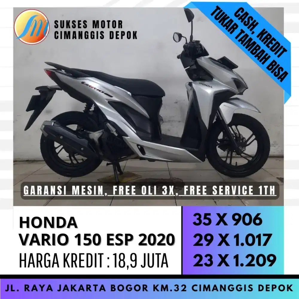 HONDA NEW VARIO 150 ESP 2020 CASH KREDIT FREE OLI