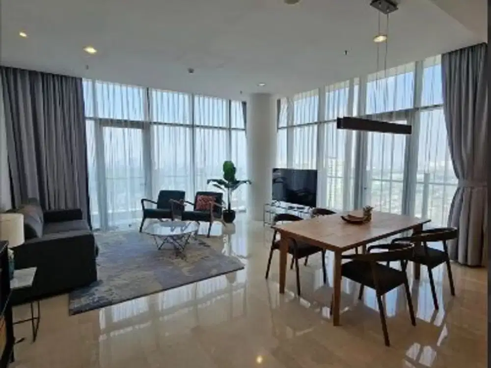 Disewa Apartemen Verde 2 Furnished 3BR Uk 230 m at Jakarta Selatan