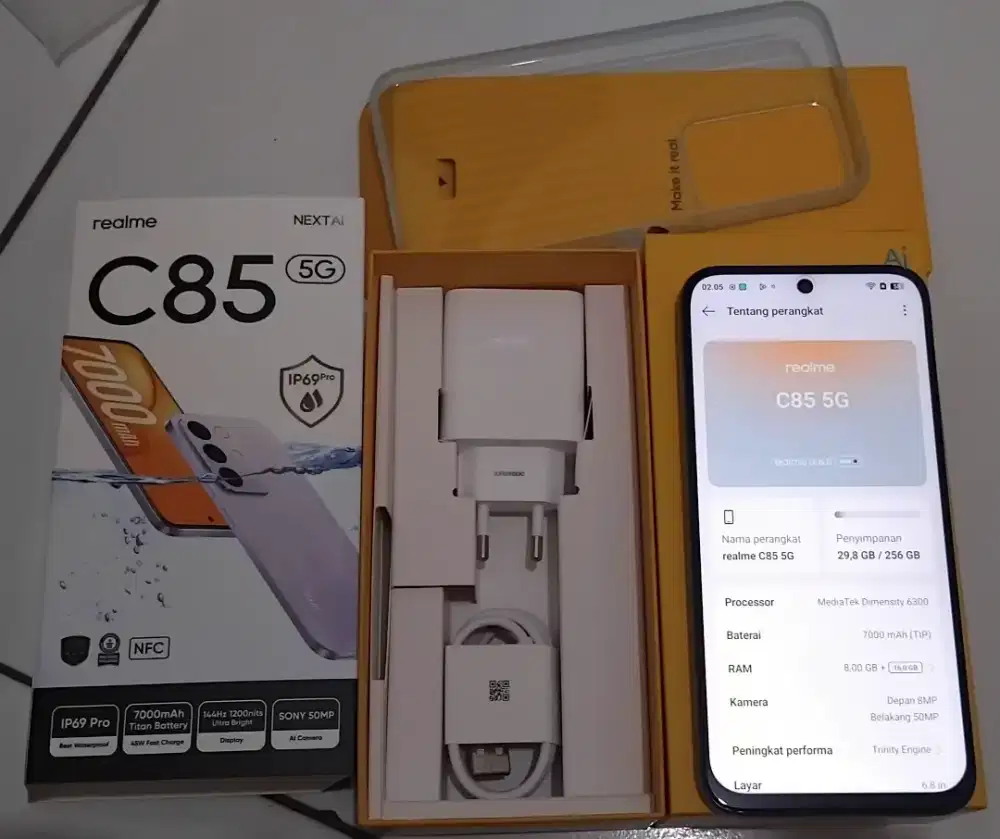 Realme c85 5G 8+16/256 FULLSET 99,99% LIKE NEW