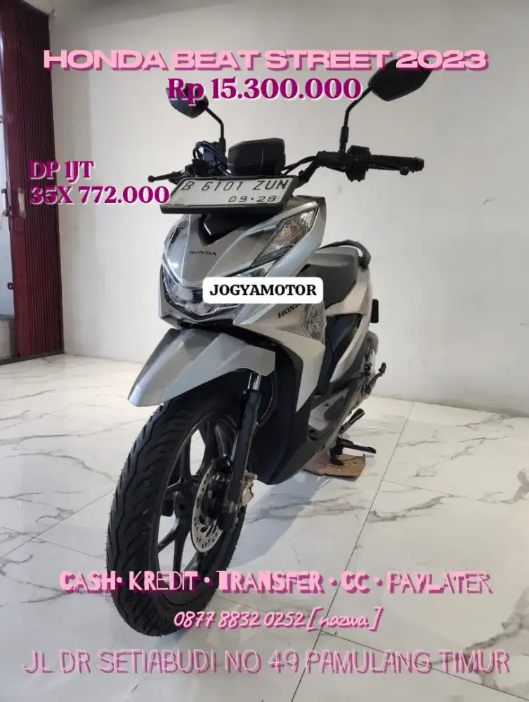 c - honda beat street 2023 berkualitas