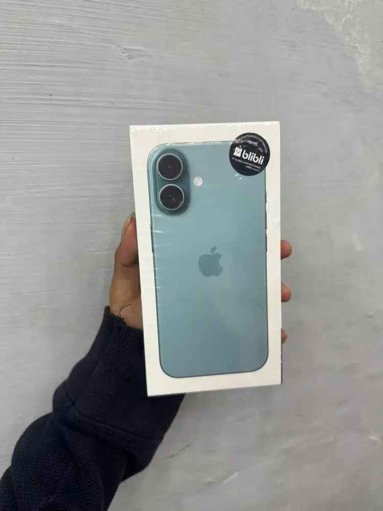 iphone 16 128gb ibox new warna TEAL