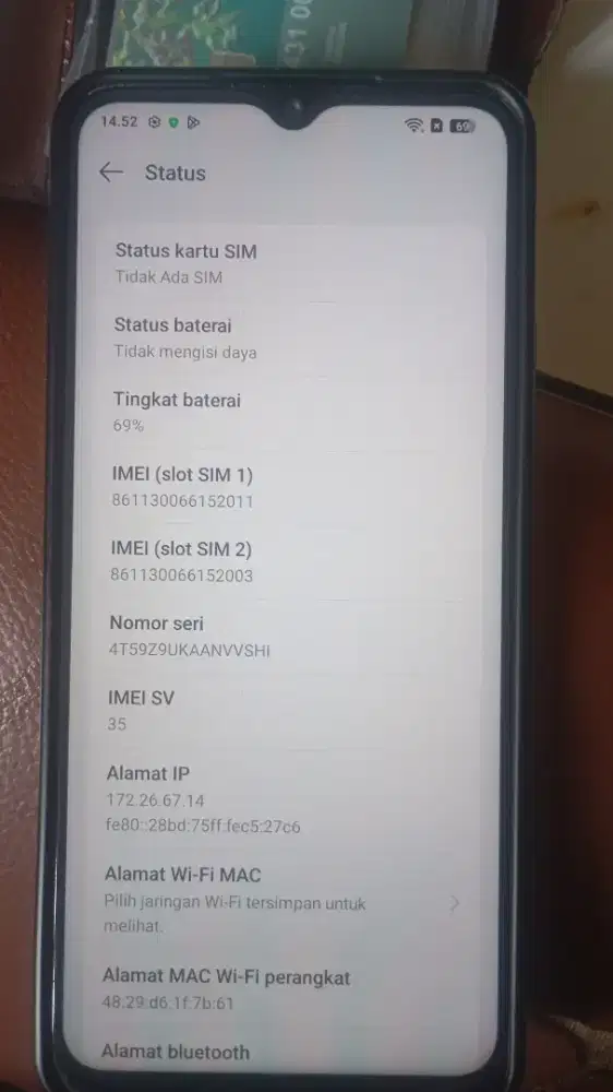 Dijual HP OPPO A18 Like new