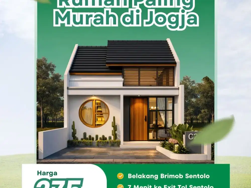 HUNIAN 200 JUTAAN DI JOGJA DALAM CLUSTER JAPANDI SENTOLO