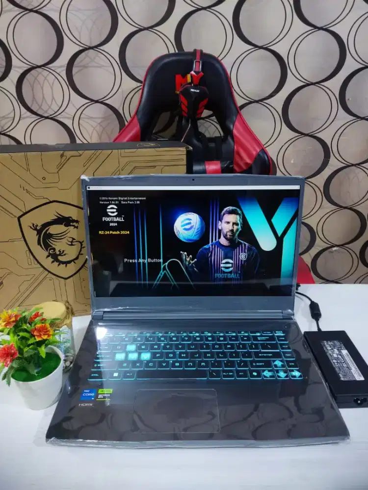 Laptop MSI thin 15 i5gen 12 rtx 2050