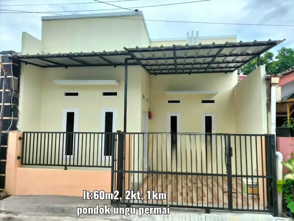 Rumah Pondok Ungu Permai 400 Jutaan Siap Huni & Strategis (31534 SRI)