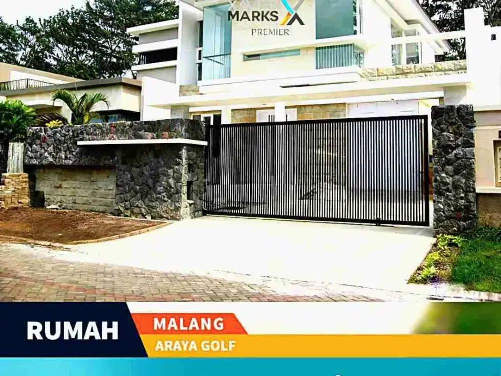 Dijual Rumah Modern Mewah di Boulevard Araya Golf Malang