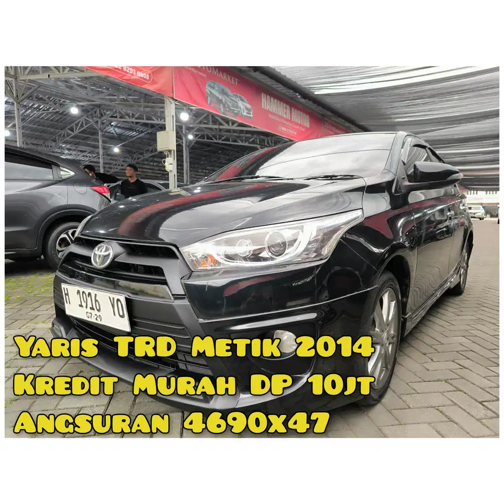 Yaris TRD S 2014 Metik Hitam Metalik