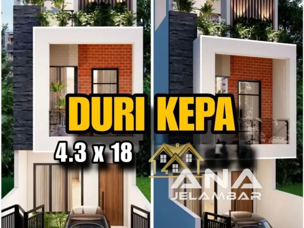 ANA RUMAH BARU UK 4.3X18M DI DURI KEPA