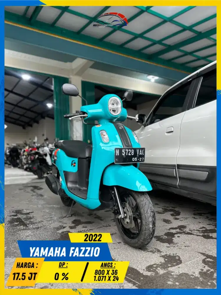 YAMAHA FAZZIO 2022 MANTAP POLL MASZEEHH HIKMAH MOTOR KEPUH MALANG