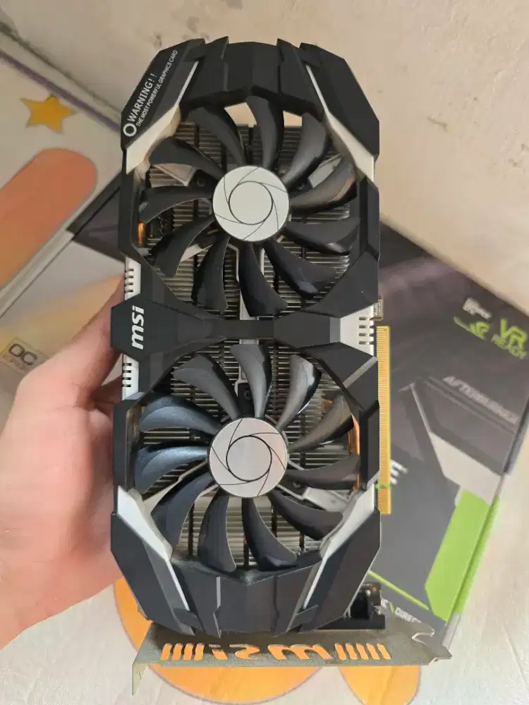 Vga Card Geforce GTX 1060 3GB DDR5 Dual Fans Fullset Normal Lancar
