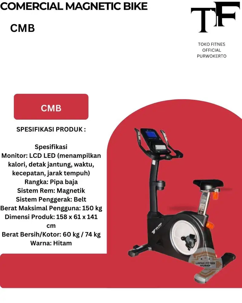 Comercial Magnetic Bike sekarang Siap cod