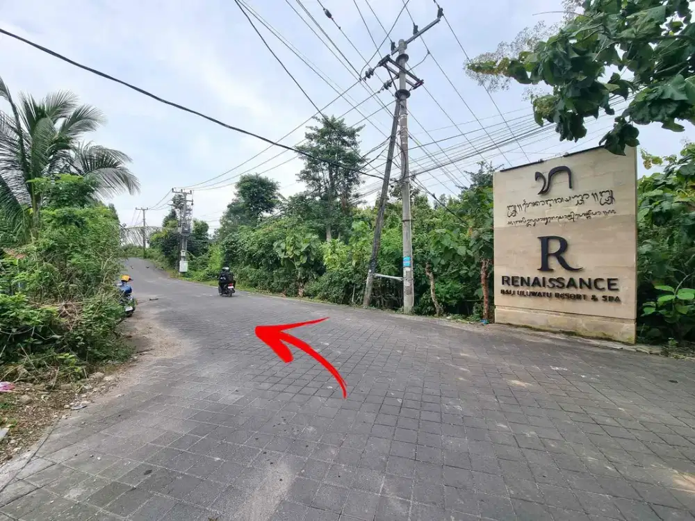Dijual lahan bagus luasan kecil siap bangun lokasi depan  hotel resenaince