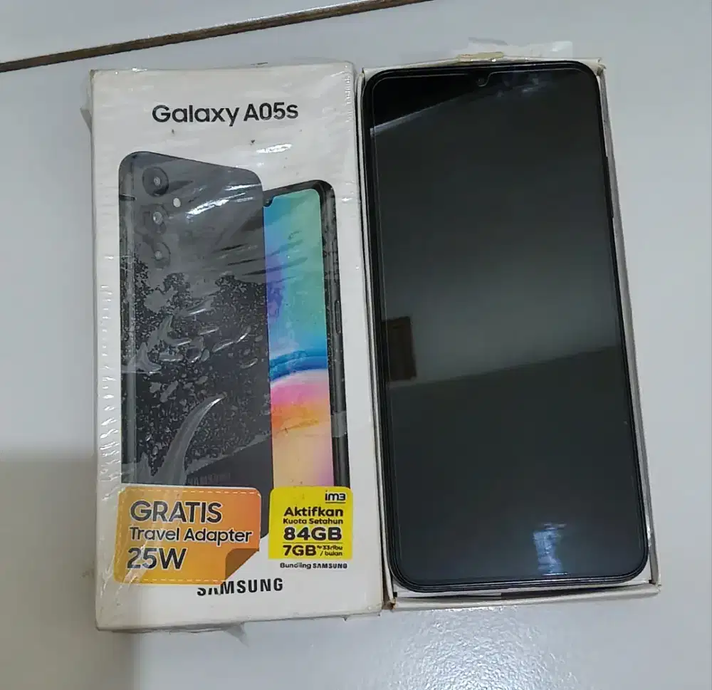 SAMSUNG GALAXY A05S BLACK 6+6/128 FULSET NOMINUS