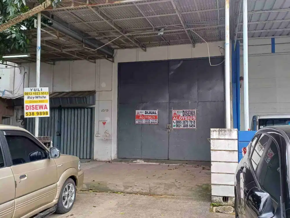 Di Sewakan Gudang Taman Tekno park BSD City,luas 600 m