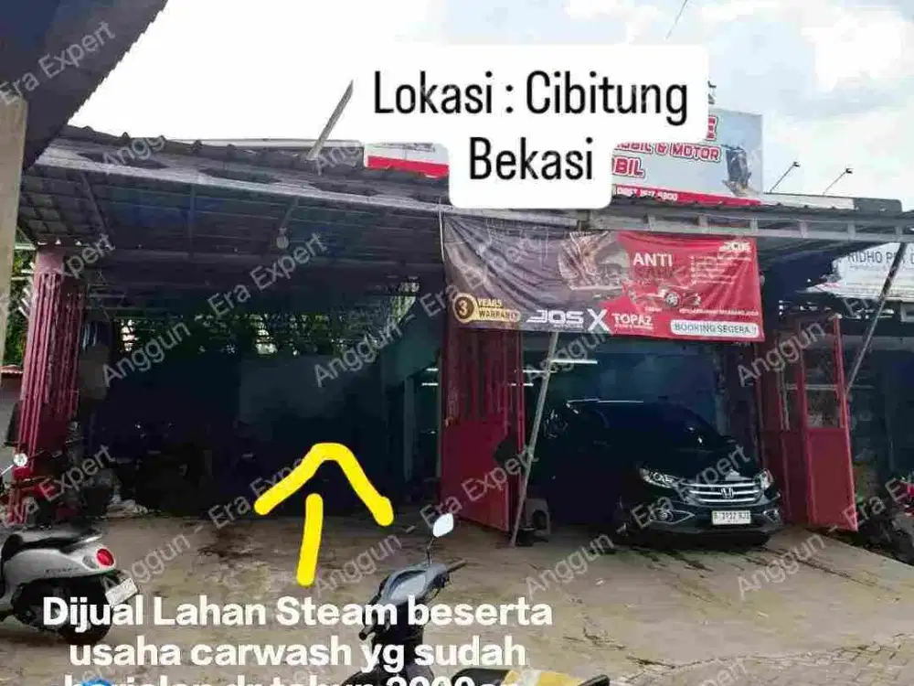Buy 1 Get 2 : Dijual Lahan & Bisnis Carwash Seisinya di Regency, Cibitung Bekasi