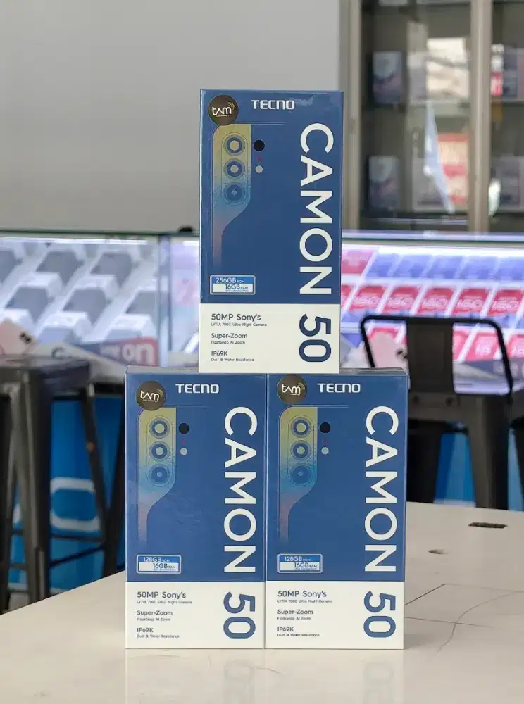 Tecno Camon 50 8/128GB (new) *Bisa cod/diantar #Fastrespon WA