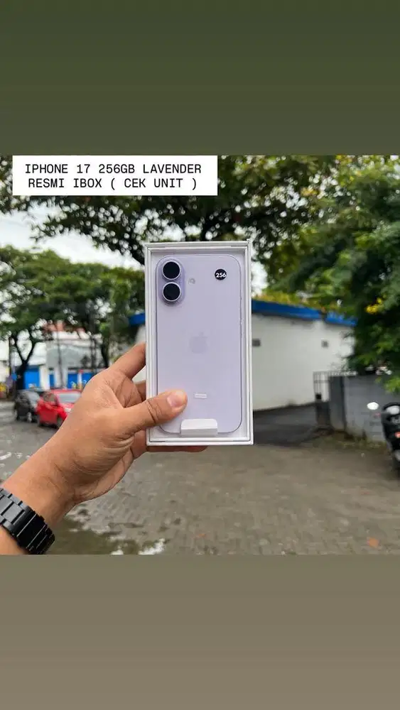 iPhone 17 256GB Lavender resmi ibox ( cek unit saja )