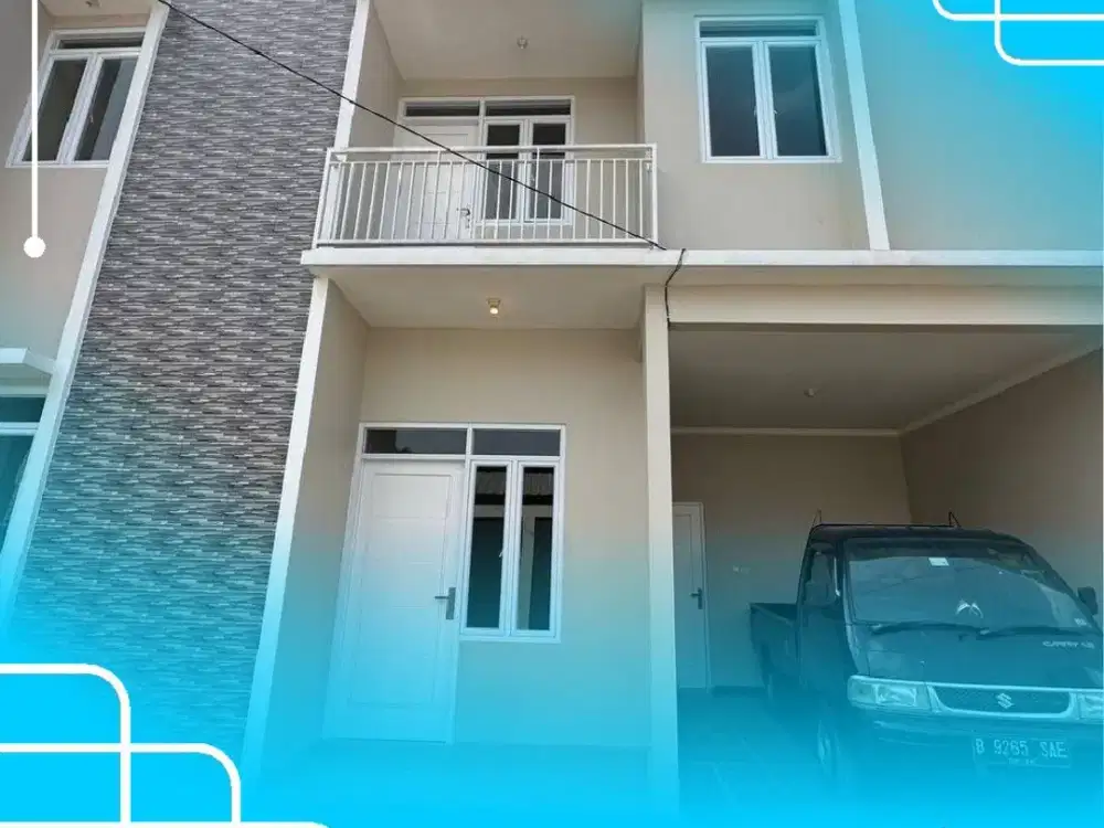 [1 unit] RUMAH 2 LANTAI DALAM CLUSTER DI BATU AMPAR KRAMATJATI JAKARTA TIMUR